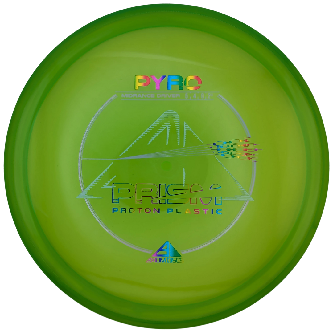 Axiom Pyro, Prism Proton, Green with Green Rim, 173.1