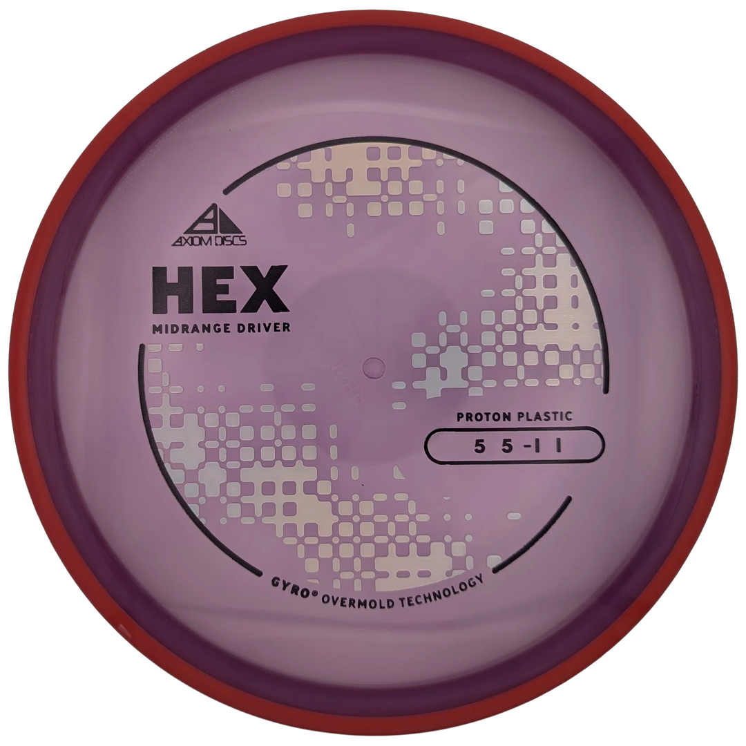 Axiom Hex Purple with Red Rim