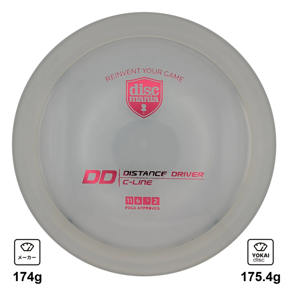 Discmania DD, C-Line, Clear, 175.4