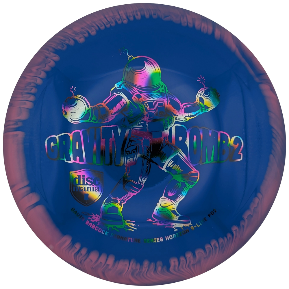 Discmania PD2, Horizon S-Line, Blue with Pink Rim, 176.0