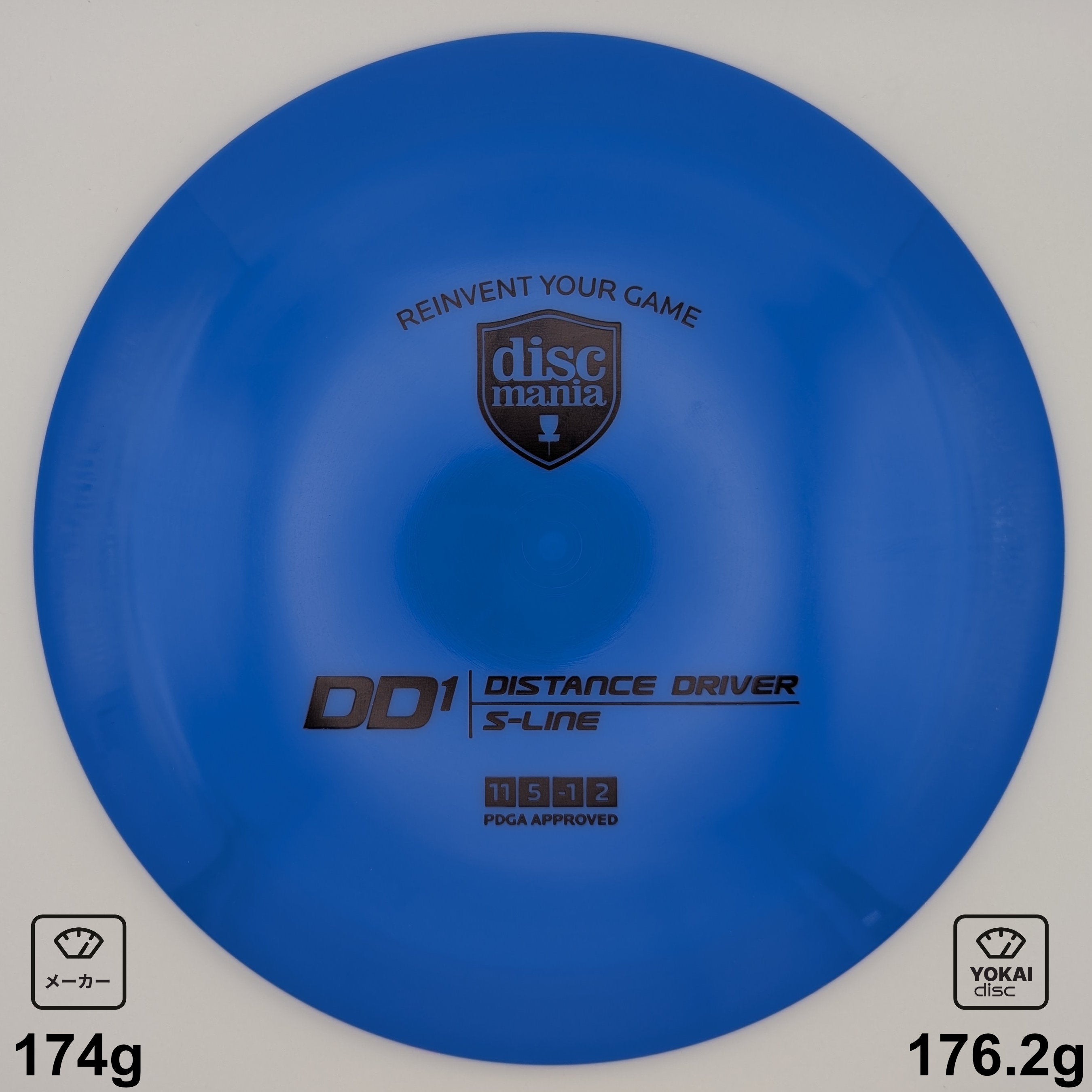 Discmania DD1, S-Line, Blue, 176.2