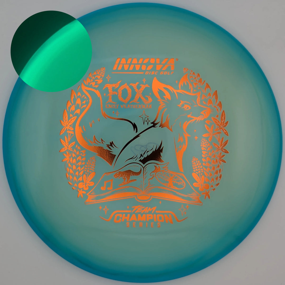 Innova Fox, Proto Glow Halo Champion, Turquoise, 178.9