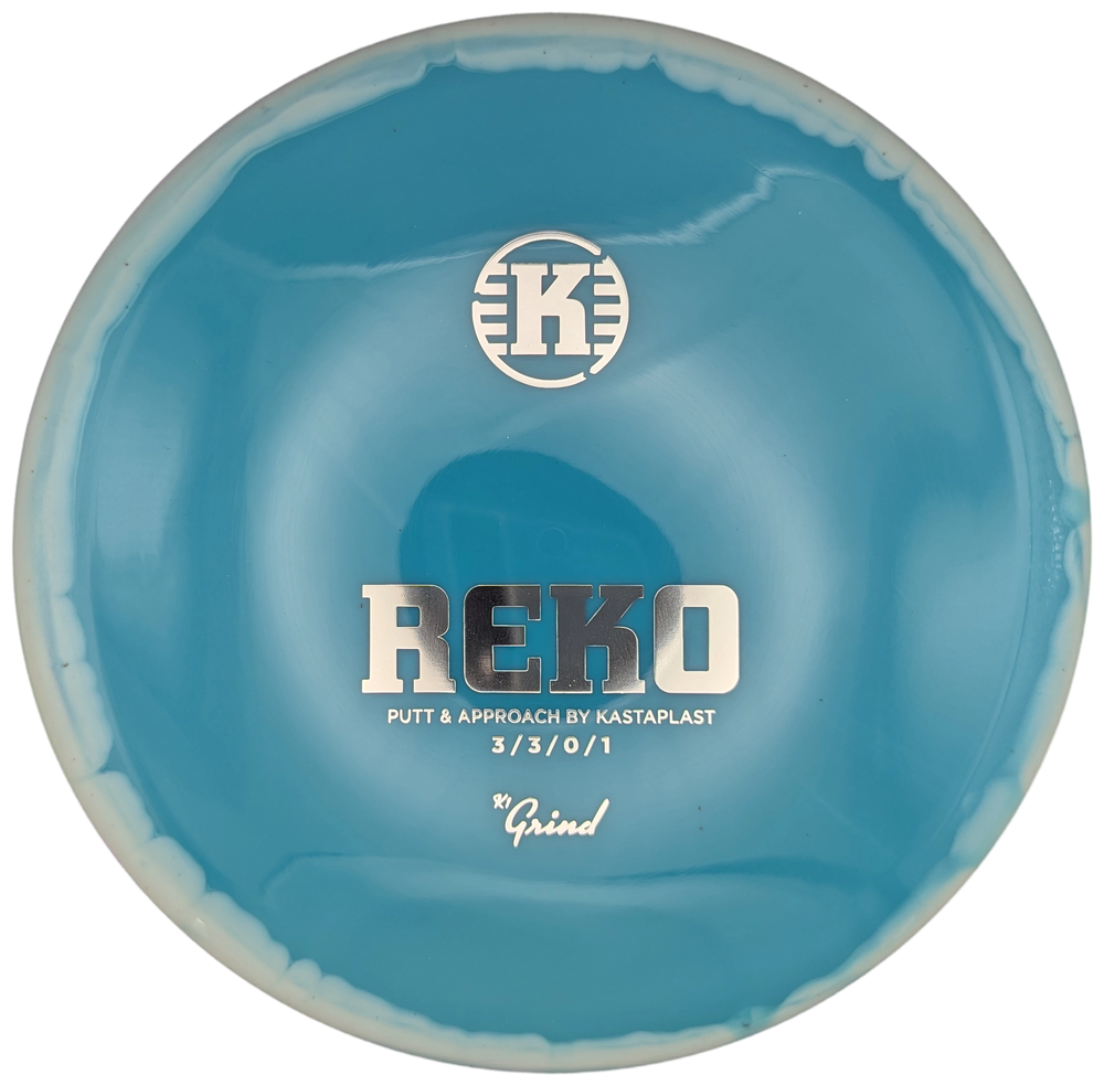 Kastaplast Reko, K1 Grind, Turquoise with White Rim, 172.9