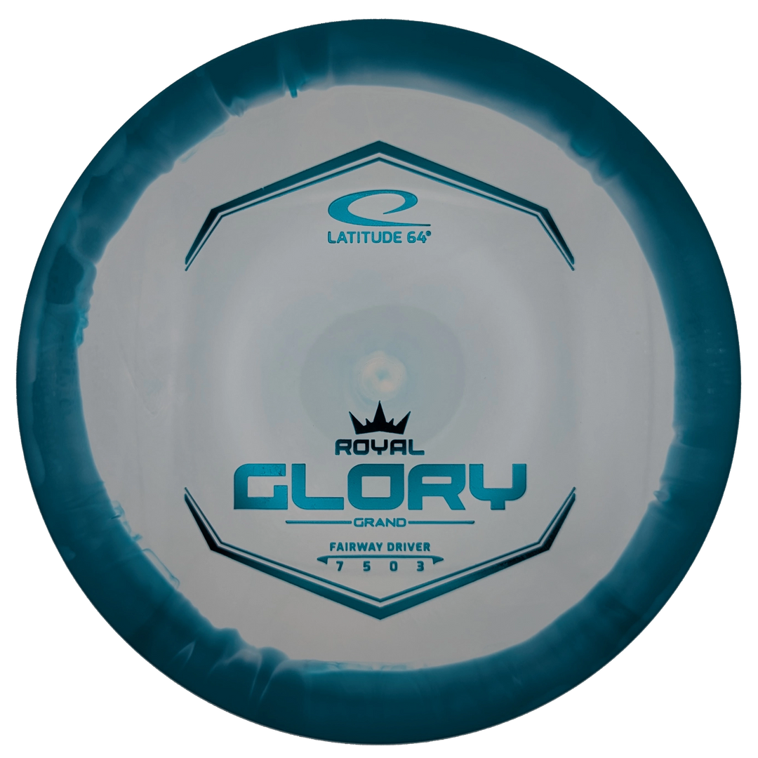 Latitude 64 Glory, Grand Orbit, White with Turquoise Rim, 175.3